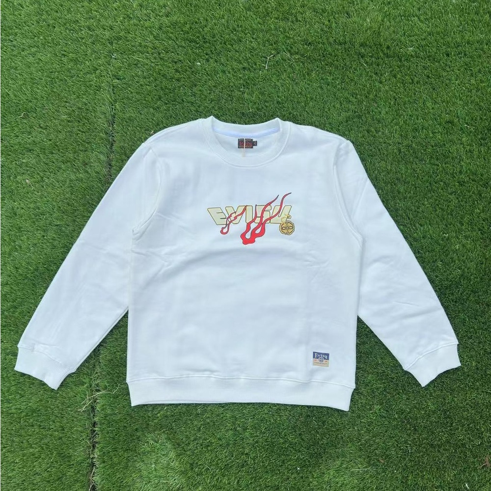 White Graphic Men's Sweater